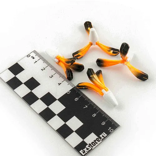 Поплавок зимний Proliv "Ромашка" 3 лепестка 0,7 гр (Черно-оранж) отгрузка 0,8-1 гр