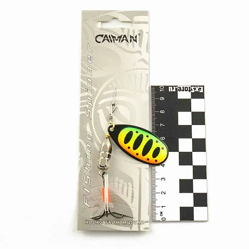 Блесна вращающаяся Caiman Round light 16гр #5 цвет CA22 (5шт в упак.)