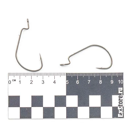 Крючки офсетные Caiman Worm 1 Slice Teflon №3/0 42401
