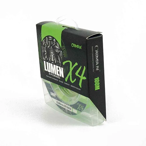 Шнур Caiman Lumen 100м 0,35мм зеленый