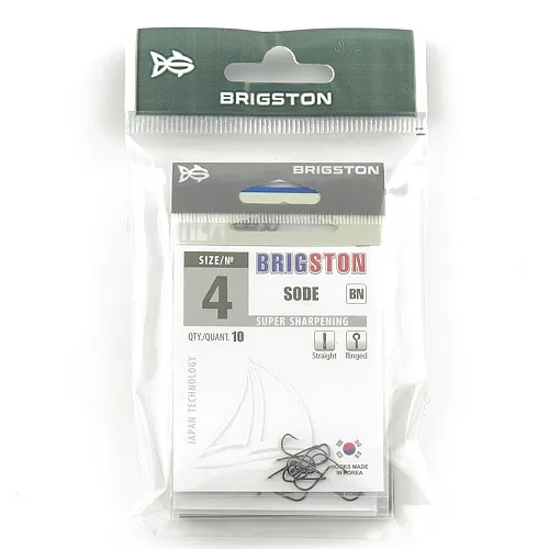 Крючок Brigston Sode BN № 4 ( уп. 10 шт.)