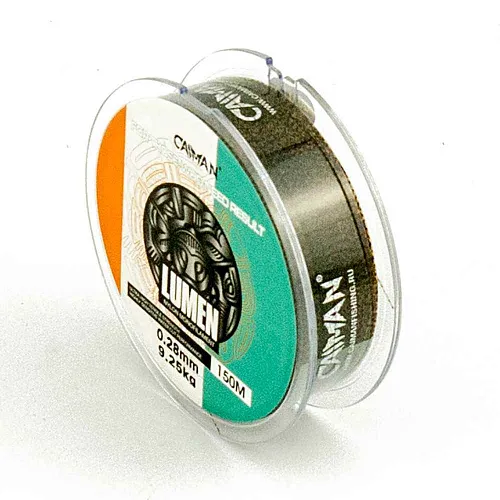 Леска Caiman Lumen 150м 0,28 мм черно-зеленая