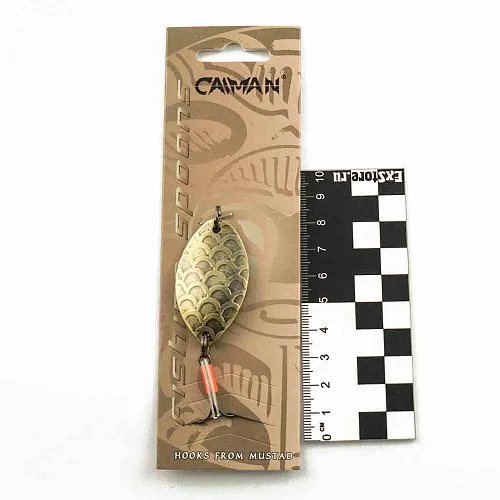 Блесна колеблющаяся Caiman Karas 13гр 4,7см цвет CN04 (5шт в упак.)