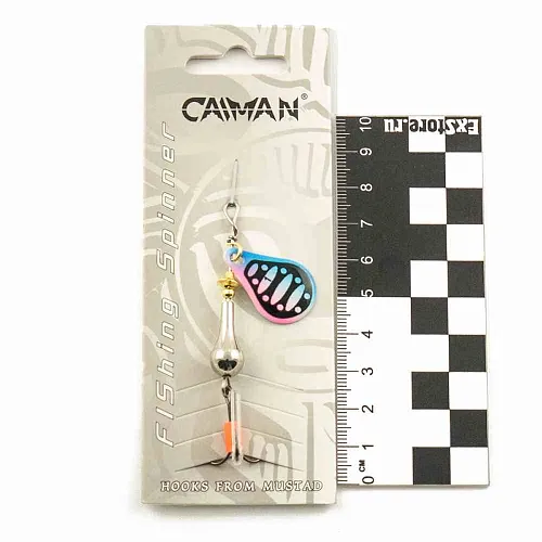 Блесна вращающаяся Caiman Pear 6гр #1 цвет CA85 (5шт в упак.)