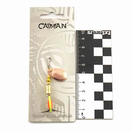 Блесна вращающаяся Caiman Round Classic 4гр #1 цвет CA01 (5шт в упак.)