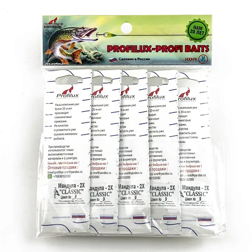 Мандула Profilux "Classic" 2Х цв 09 зеленый-красный-зеленый