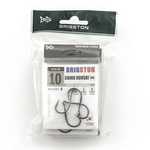 Крючок Brigston Chinu Douski BN № 10 ( уп. 4 шт.)