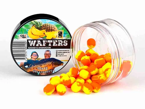 Вафтерсы GBS&Fadeev (wafters) Банан-Ананас 10х12мм (+ликвид)