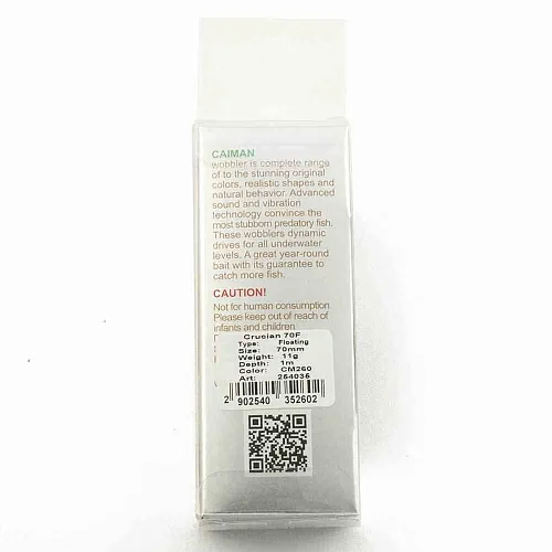 Воблер Caiman Crucian 70F 11g 1м цвет СМ260