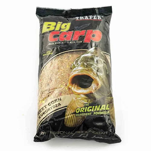 Прикормка Traper 1кг Big Carp Kukurudza Кукуруза