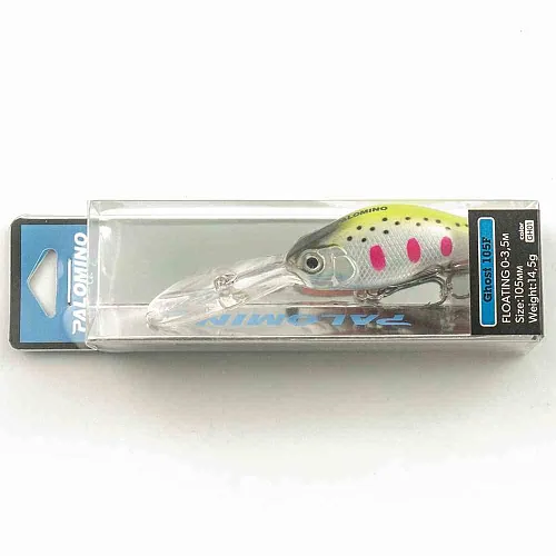 Воблер Palomino Ghost 105F 14,5гр 0-3,5м цвет 1
