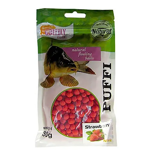 Воздушное пенотесто PUFFI Grizzly baits (Клубника)