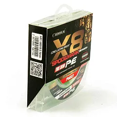 Шнур Caiman Spod&Mark Distance++ 300м восьмижильный 0,14мм зеленый