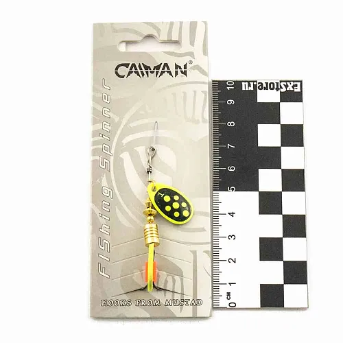 Блесна вращающаяся Caiman Round Classic 4гр #1 цвет CA06 (5шт в упак.)