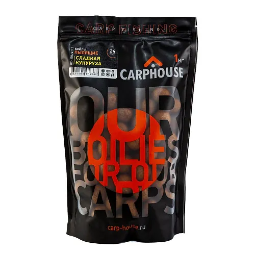 Бойлы Carp House пылящие Сладкая кукуруза 1кг 24мм