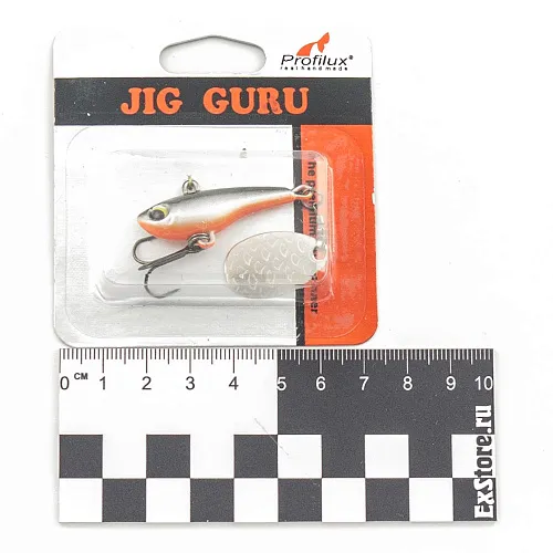 Джиг-блесна Profilux Тэйл-Спиннер 18гр цв. 302 (Серебро-черноспинка)