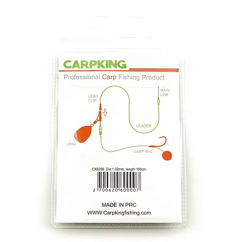 Монтаж-leader Carpking brown Ф1,02мм 100см (фасовка 5 упак.) CK6206