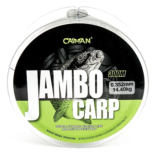Леска Caiman Jambo 300м 0,352мм салатово-черная (6 шт в упак)