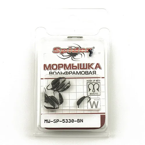 Мормышка вольфрамовая Spider Куколка с ушком 3,0 мм 0,44 гр BN
