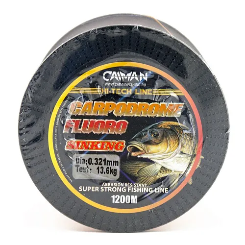Леска Caiman Carpodrome Fluoro orange 1200м 0,321 мм