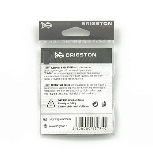 Крючок Brigston L-1Teflon № 2 ( уп. 6 шт.)