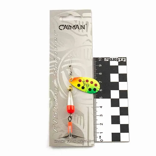 Блесна вращающаяся Caiman Range 13гр #3 цвет CA78 (5шт в упак.)