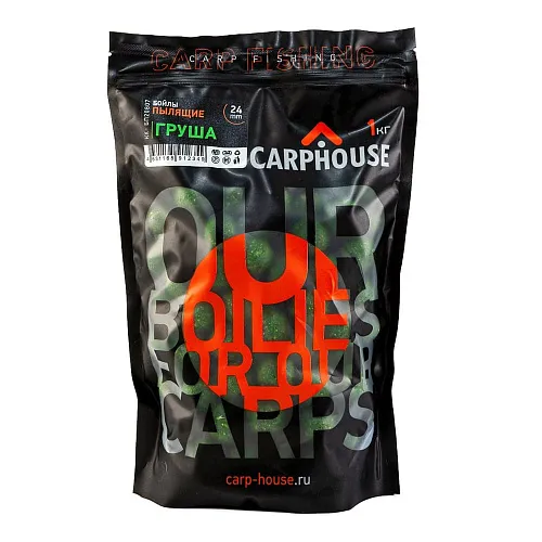 Бойлы Carp House пылящие Груша 1кг 24мм
