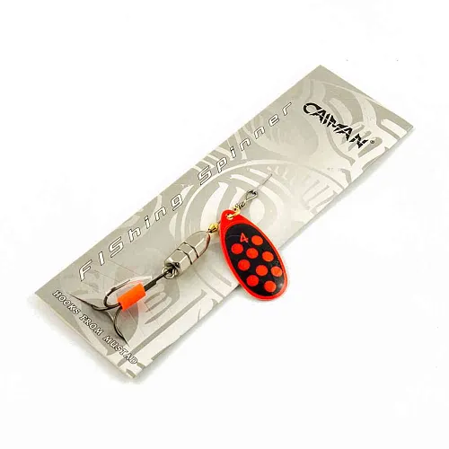 Блесна вращающаяся Caiman Round light 10гр #4 цвет CA06 (5шт в упак.)