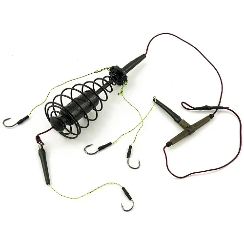 Монтаж "карп-стандарт" Palomino PL6161-B 70g 3 крючка (10шт в упак)