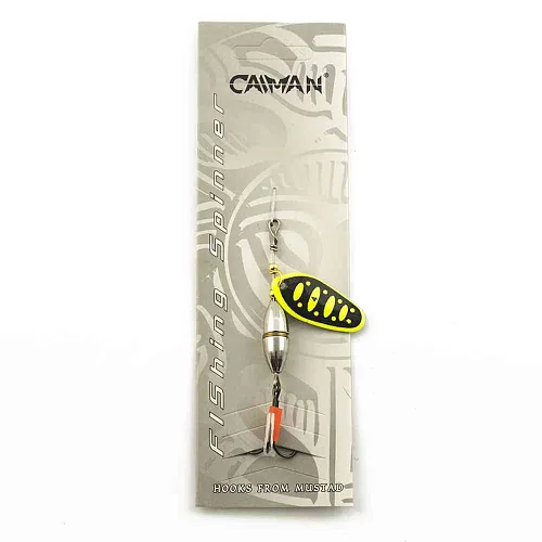 Блесна вращающаяся Caiman Oval core 10гр #4 цвет CA16 (5шт в упак.)