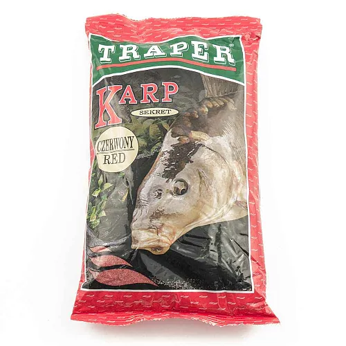 Прикормка Traper 1кг Sekret Karp Czerwony