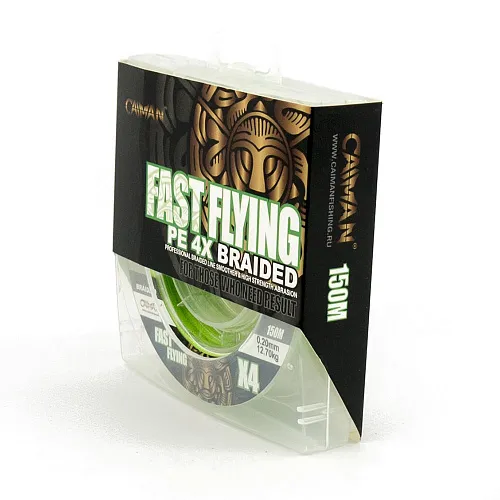 Шнур Caiman Fast flying 4PE 0,20 мм150 м Green 215530