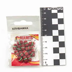 Пеллетс насадочный "Мечта рыболова" Клубника (20шт в упак)