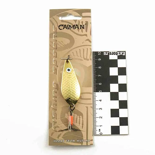 Блесна колеблющаяся Caiman Atom 10гр 5см цвет CN03 (5шт в упак.)
