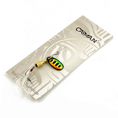 Блесна вращающаяся Caiman Pike killer classic 3гр #1 цвет CA17 (5шт в упак.)