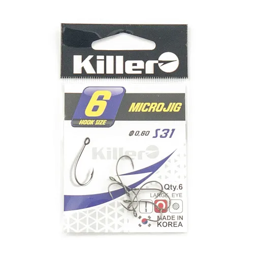Крючок Killer Micro-jig S-31 № 6