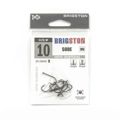Крючок Brigston Sode BN №10 ( уп. 9 шт.)