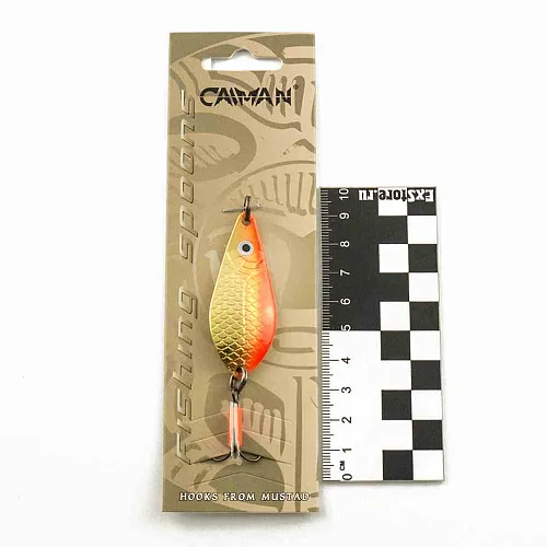 Блесна колеблющаяся Caiman Atom 10гр 5см цвет CN53 (5шт в упак.)