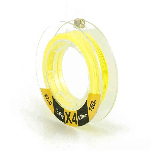 Шнур Caiman Force Line 150м 0,22мм #2.0 жёлтый