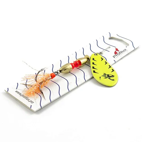 Блесна вращающаяся Profilux Таймень Б 15гр цв. 213 желтый (5 шт в упак.)