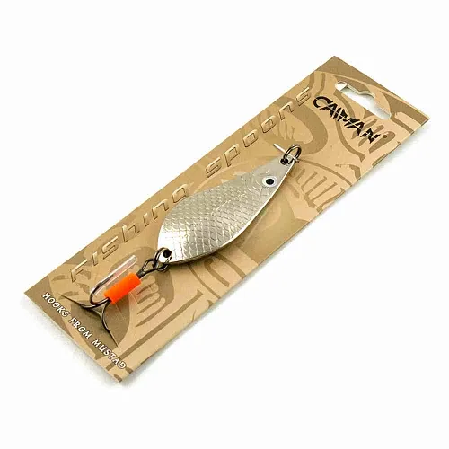 Блесна колеблющаяся Caiman Atom 15гр 6,8см цвет CN01 (5шт в упак.)