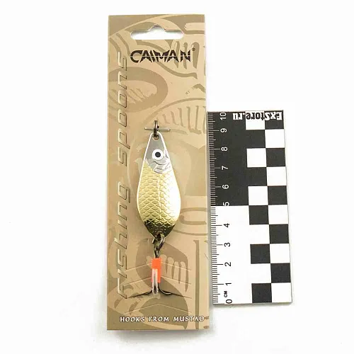Блесна колеблющаяся Caiman Atom 10гр 5см цвет CN36 (5шт в упак.)