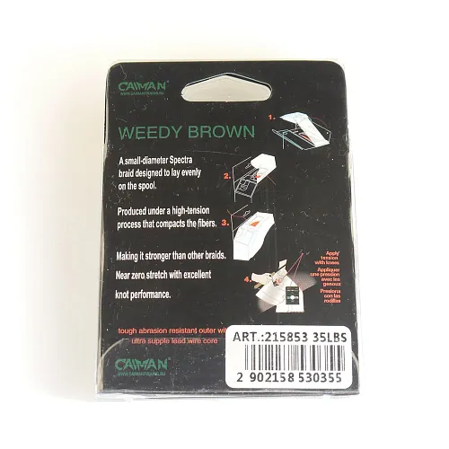 Лидкор Caiman Lead Core 7m 35lbs Weedy Olive 