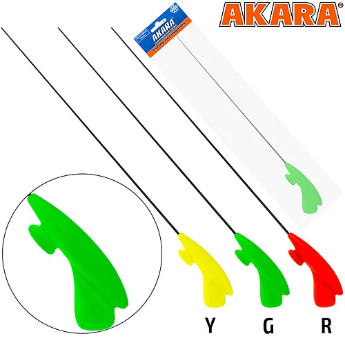 Удочка зимняя Akara RHC зеленая (хлыст L средний Hi Carbon)