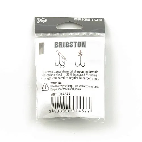 Крючок двойник Brigston Double long № 2 ( уп. 5 шт.)