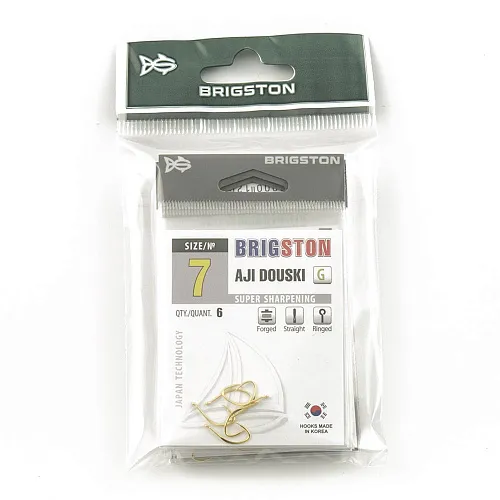Крючок Brigston AJi Douski Gold № 7 ( уп. 6 шт.)