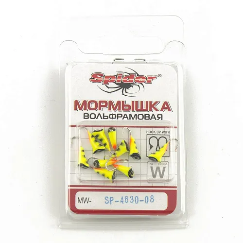 Мормышка вольфрамовая Spider Банан Fox с ушком 3 мм 0,35гр 08