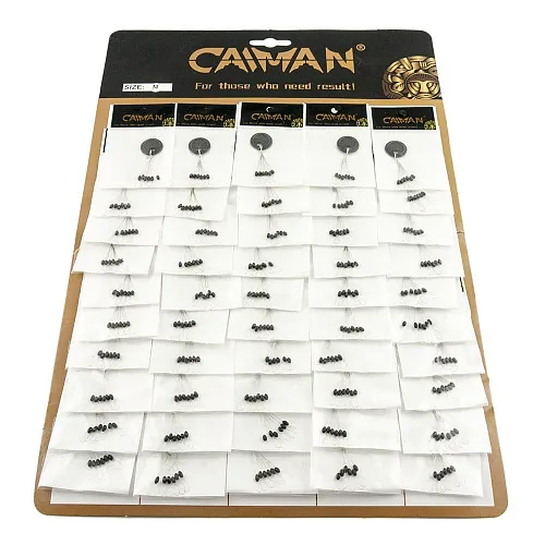 Стопора Caiman "M" 50 шт на блистере 206701