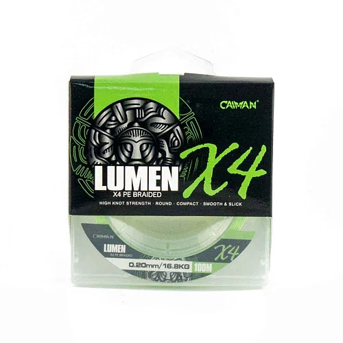 Шнур Caiman Lumen 100м 0,20мм зеленый