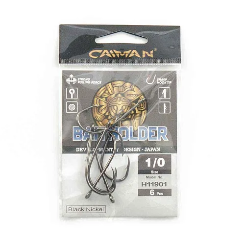 Крючки Caiman Baitholder №1/0 11901